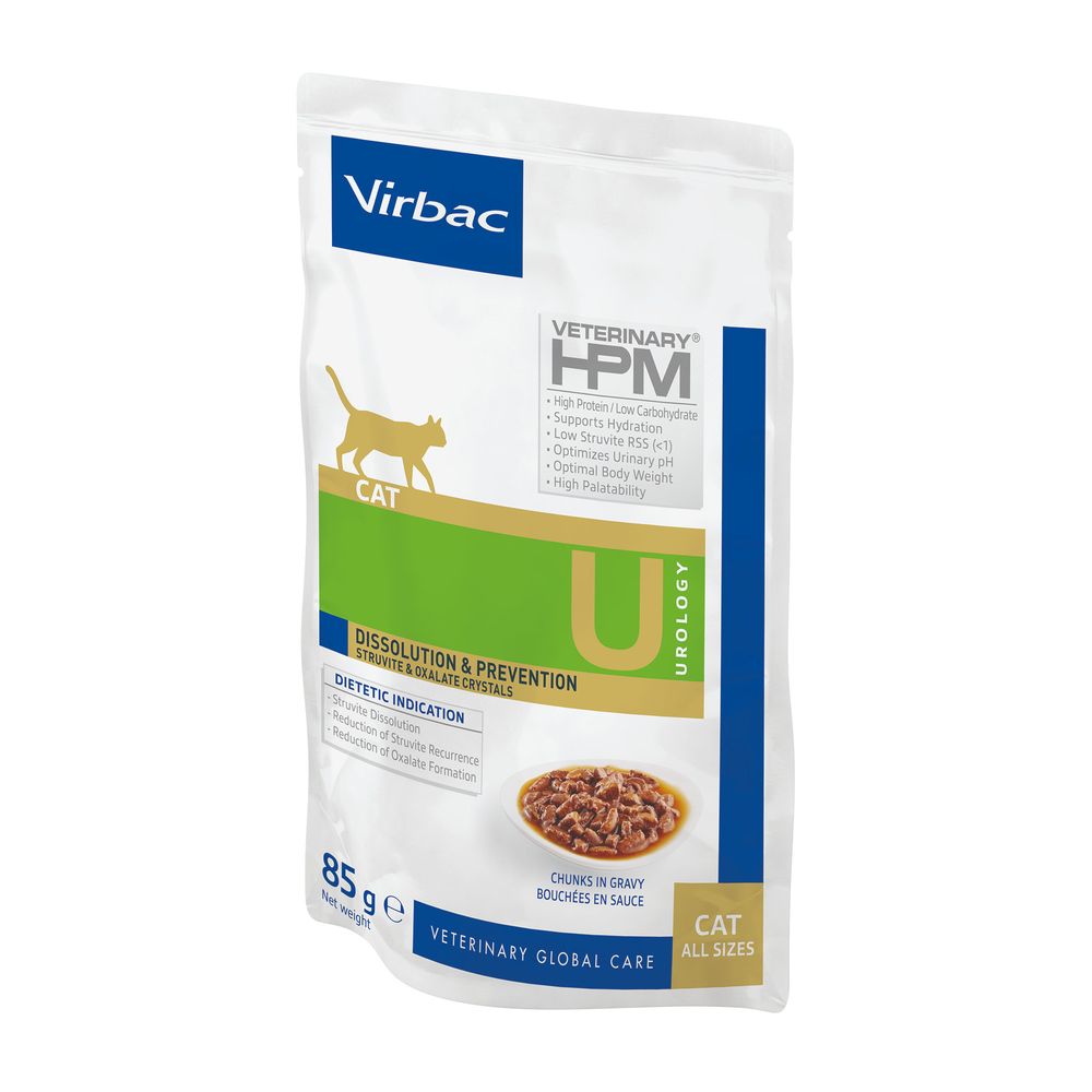 Virbac Veterinary Cat Urology Dissolution & Prevention.- 24 x 85 g