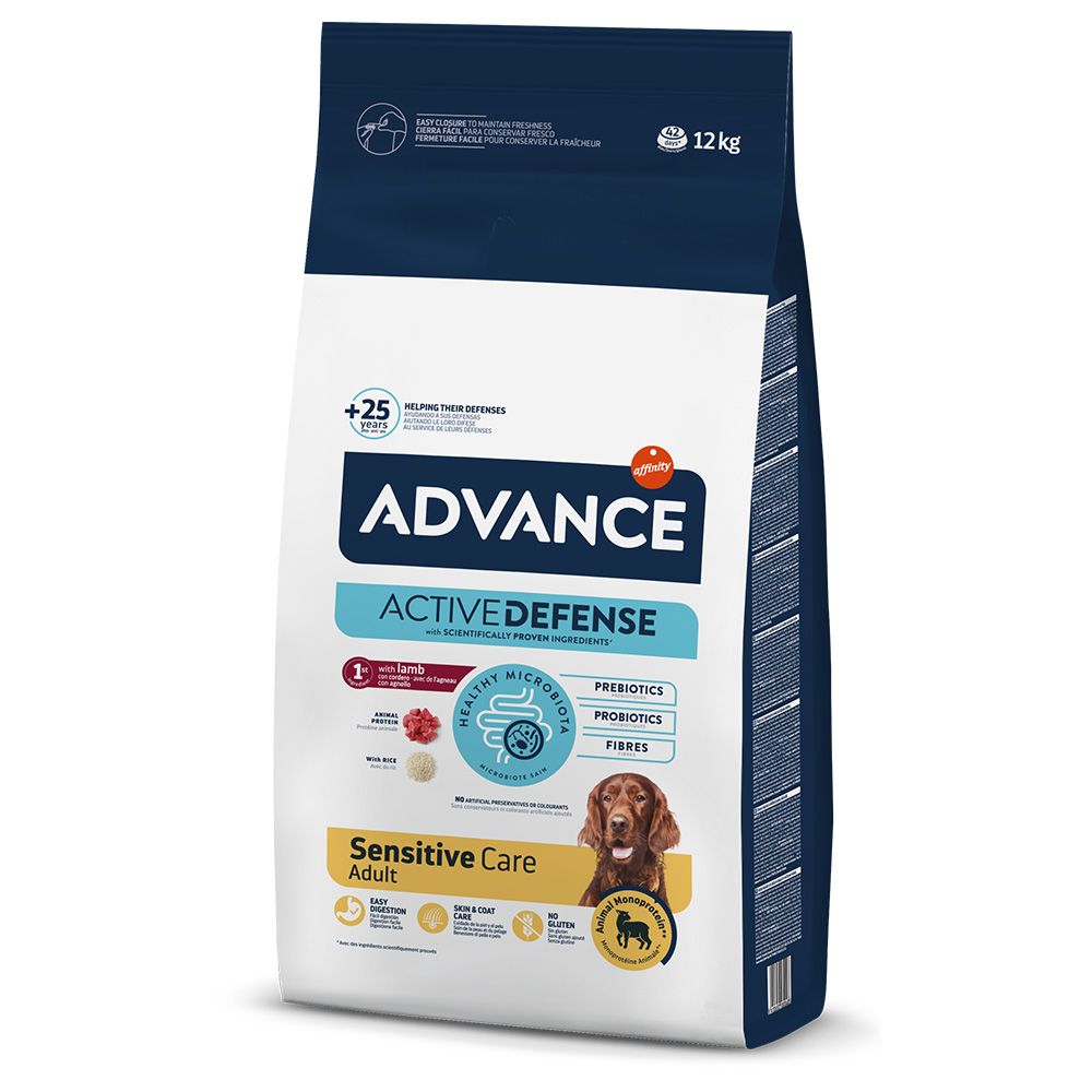 12kg Sensitive Adult Lamm & Reis Advance Hundefutter trocken