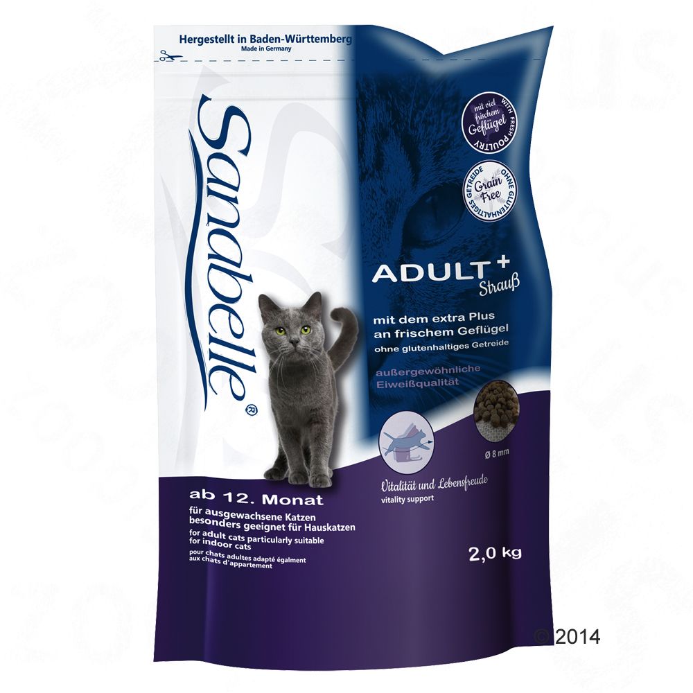 Image of Sanabelle Adult con avestruz - 10 kg 04015598009997