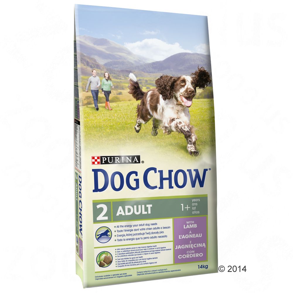 Image of Purina Dog Chow Adult con cordero y arroz - 14 kg 07613034487636