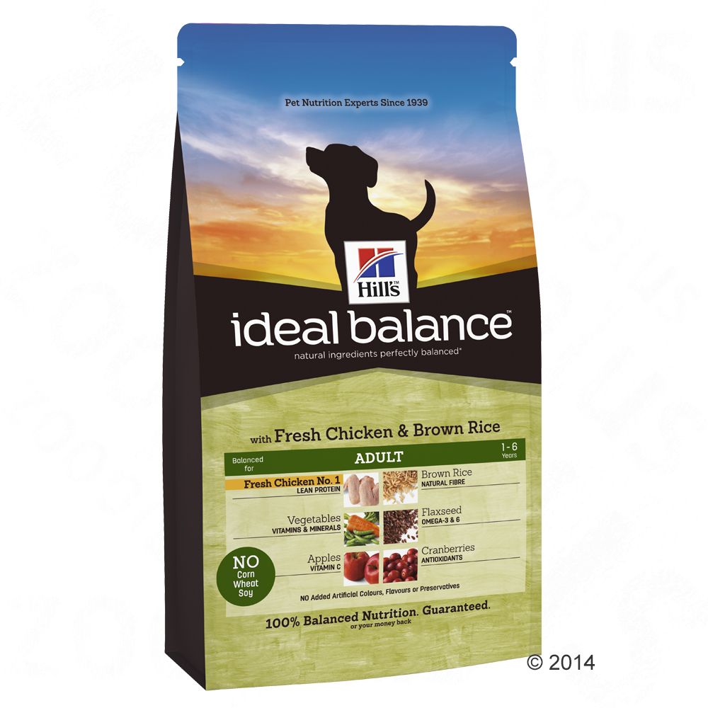 Image of Hill´s Canine Ideal Balance Adult con pollo y arroz integral - 12 kg 00052742312705