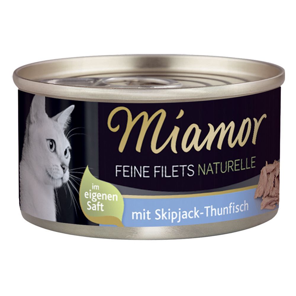 Miamor Fileuri fine Naturelle 6 x 80 g - Ton și creveți