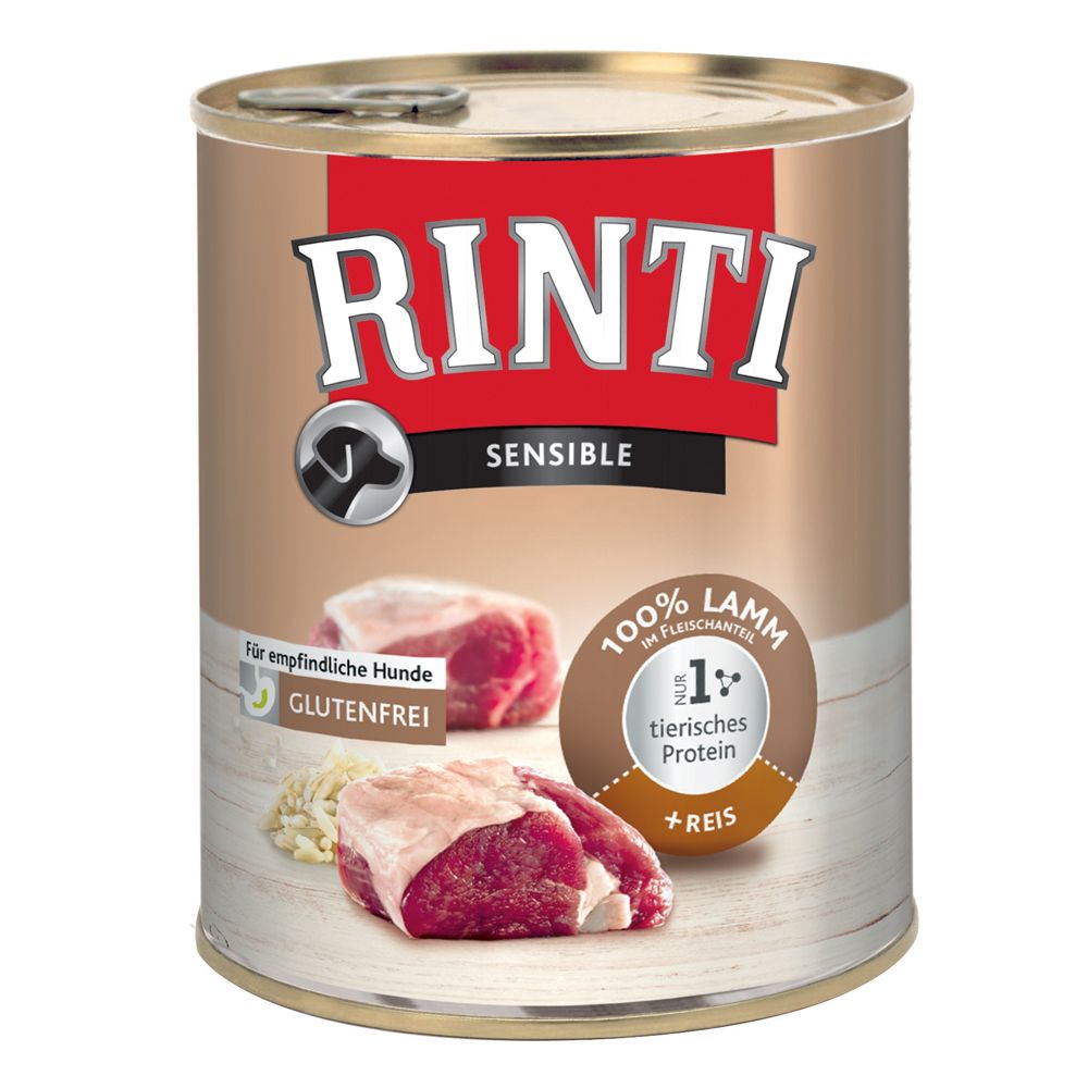 RINTI Sensible 6 x 800 g - Miel și orez