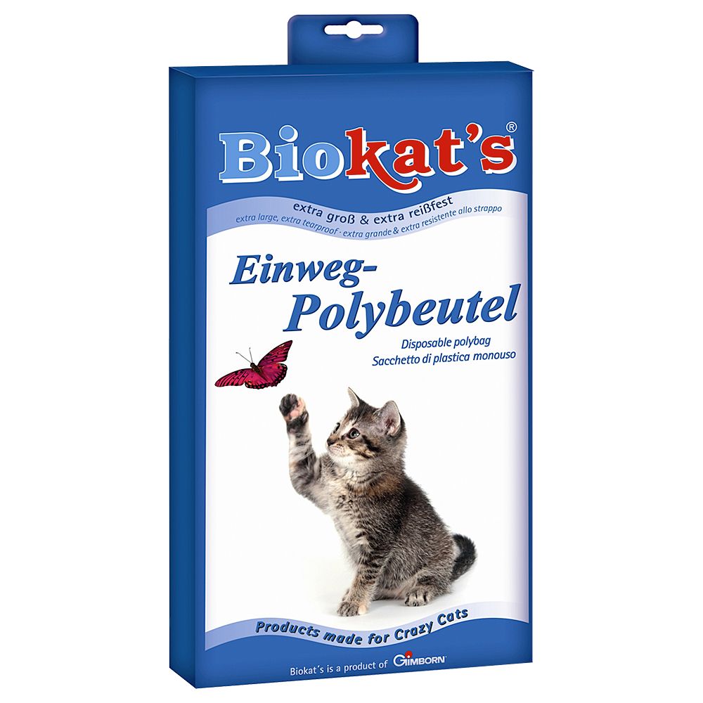 Biokat´s Einweg-Polybeutel für Katzentoiletten - 12 Stück