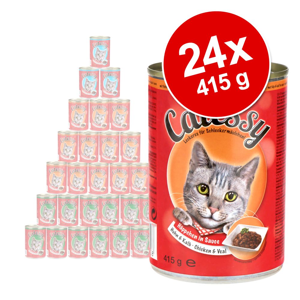 Image of Pack Ahorro: Catessy Bocaditos en salsa 24 x 415 g - Pack mixto 04260077041146