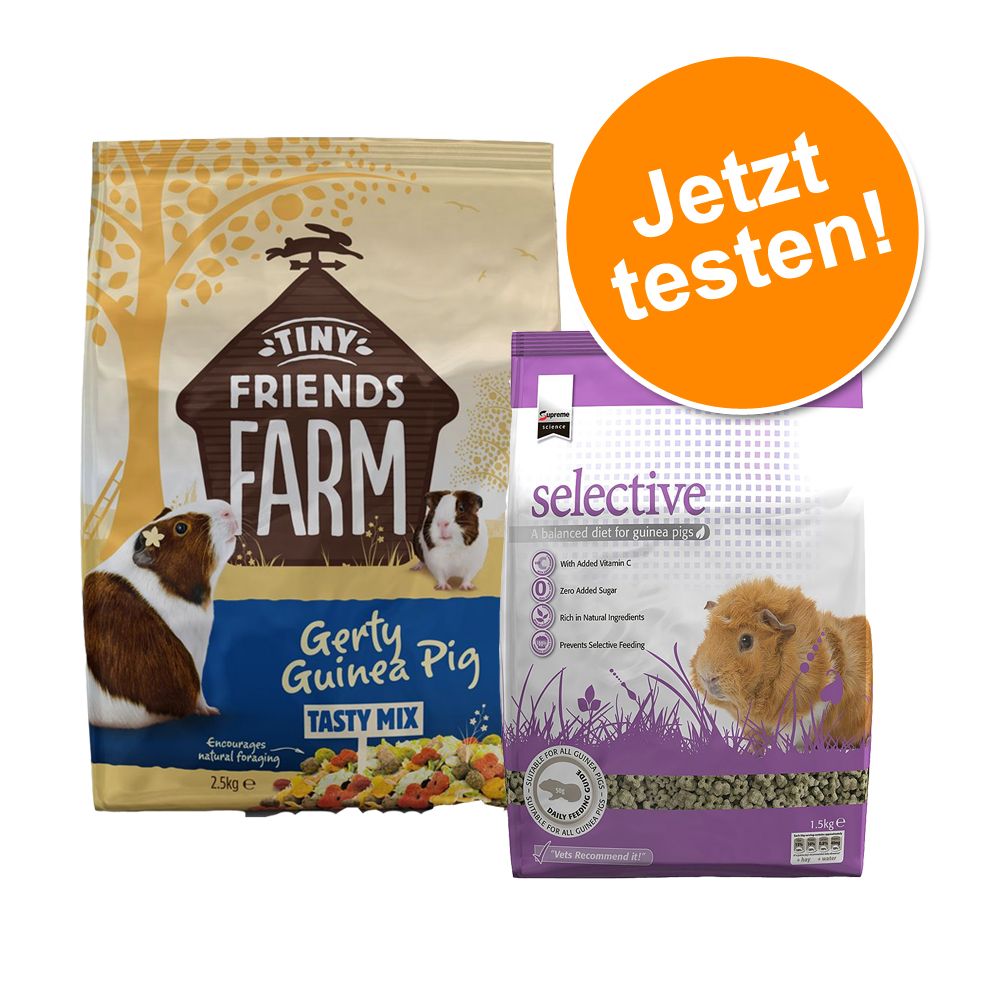 Supreme Probierset f�r Meerschweinchen: 2,5 kg + 1,5 kg - Probierset