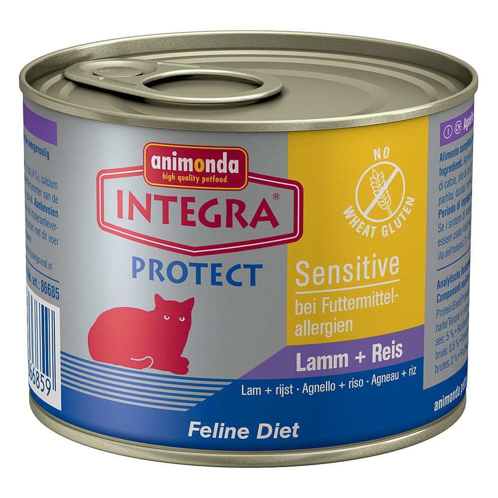 Image of Animonda Integra Protect Adult Sensitive 6 x 200 g - Pavo y arroz 