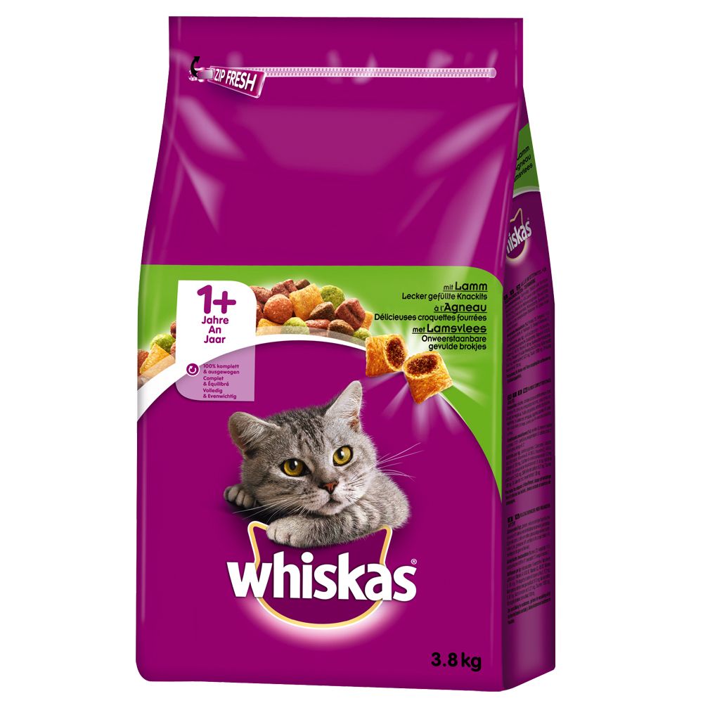 Whiskas 1+ Lamm – Ekonomipack: 2 x 14 kg