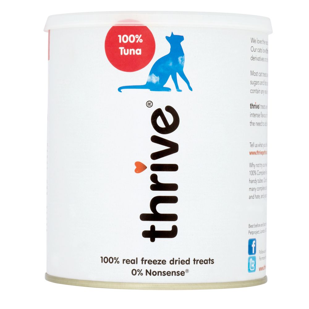 Image of Thrive Maxi snacks liofilizados de atún para gatos - 180 g 05023538101594