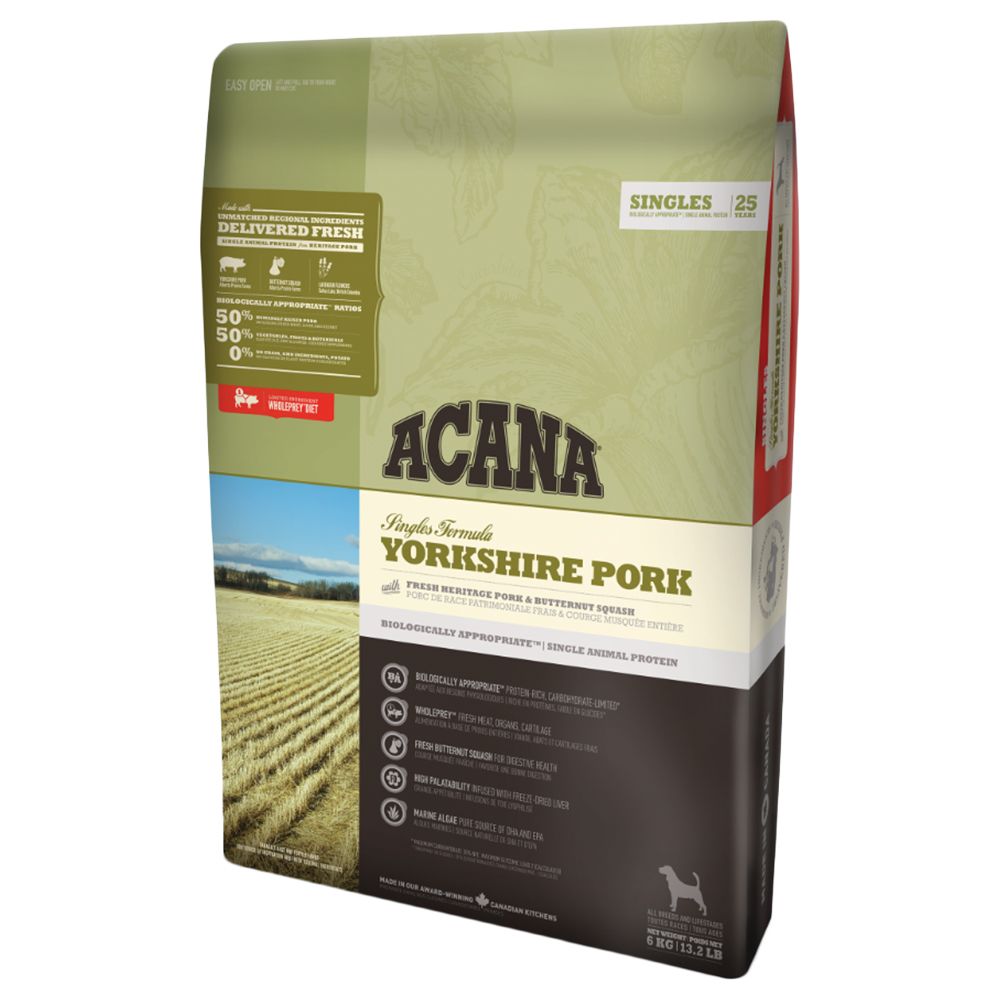 Acana Singles Yorkshire Pork Dog hundfoder - 2 kg Acana Singles Yorkshire Pork Dog hundfoder - 2 kg