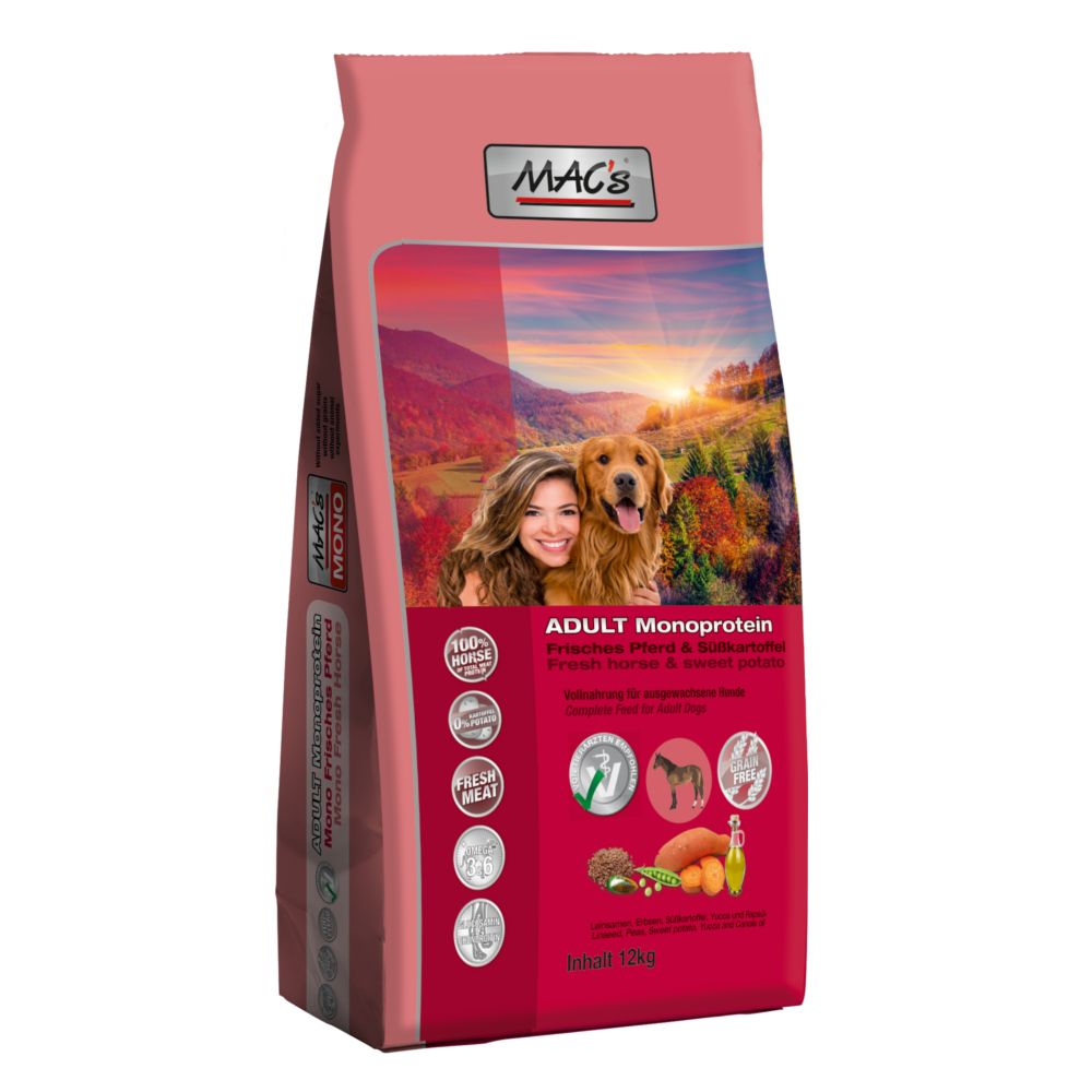MAC�s Mono Pferd Hundefutter - 12 kg
