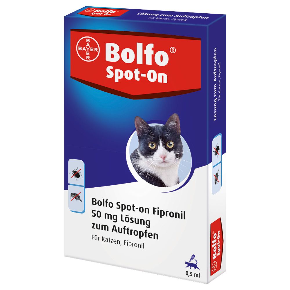 Bolfo Spot-on Katze - 3 Pipetten x 0,5 ml APO