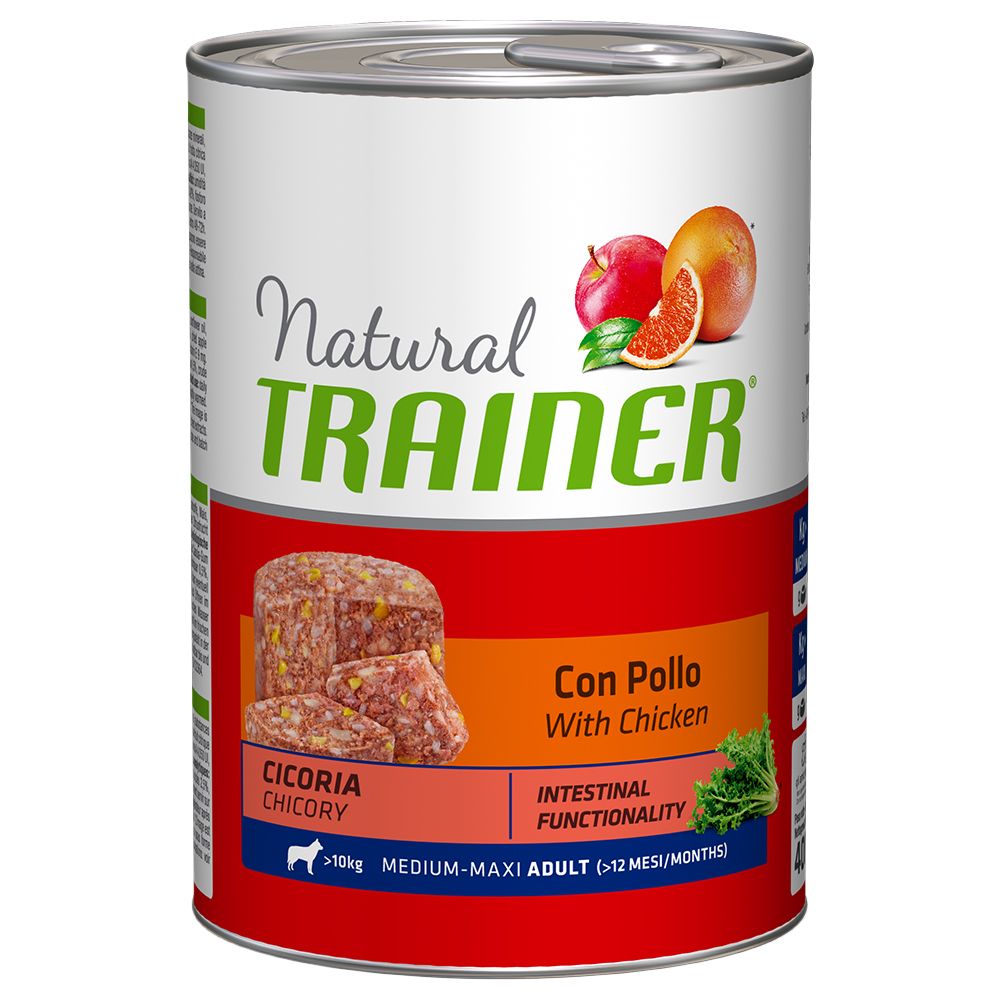 Image of Trainer Natural Adult Medium/Maxi - Pollo (12 x 400 g) - Pack Ahorro 08015699007188