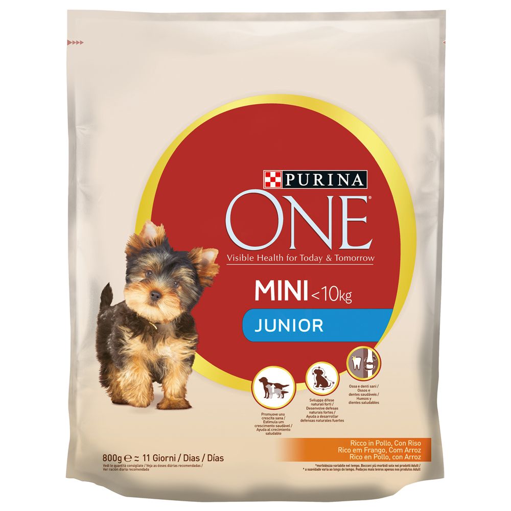 Purina ONE Mini Junior Huhn Reis - 3 x 800 g