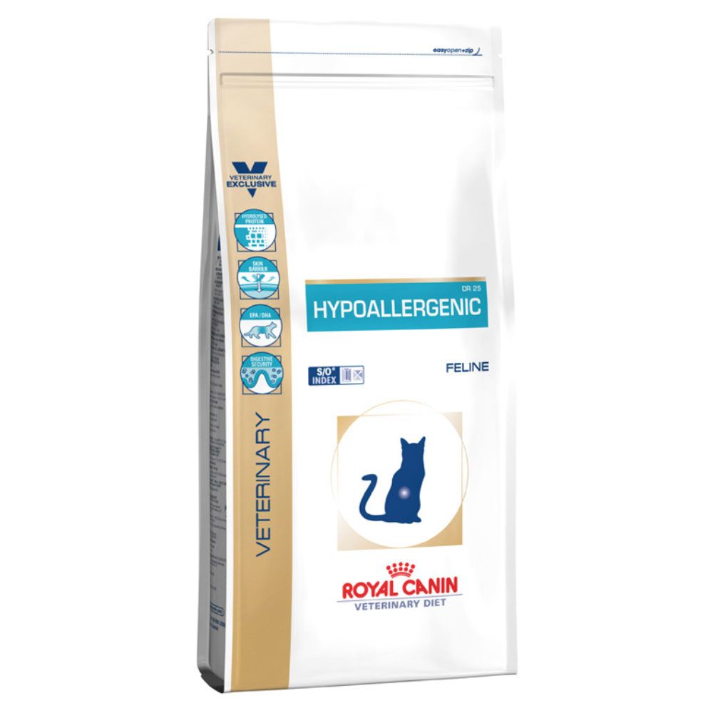 Royal Canin Veterinary Diet Feline Hypoallergenic DR 25 Hrană uscată - 2,5 kg