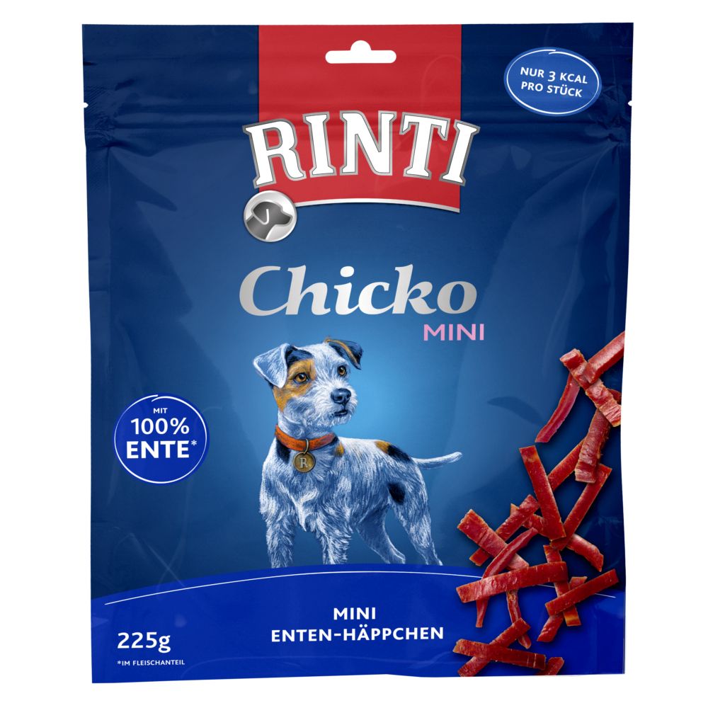 4 x 170g Mini Chicko Rind RINTI Hundesnack
