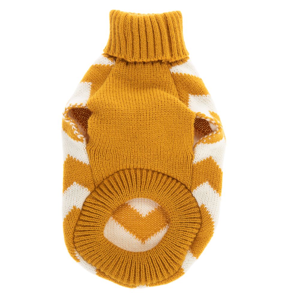 zooplus Exclusive Zigzag Pulover pentru câini  - cca. 40 cm lungimea spatelui