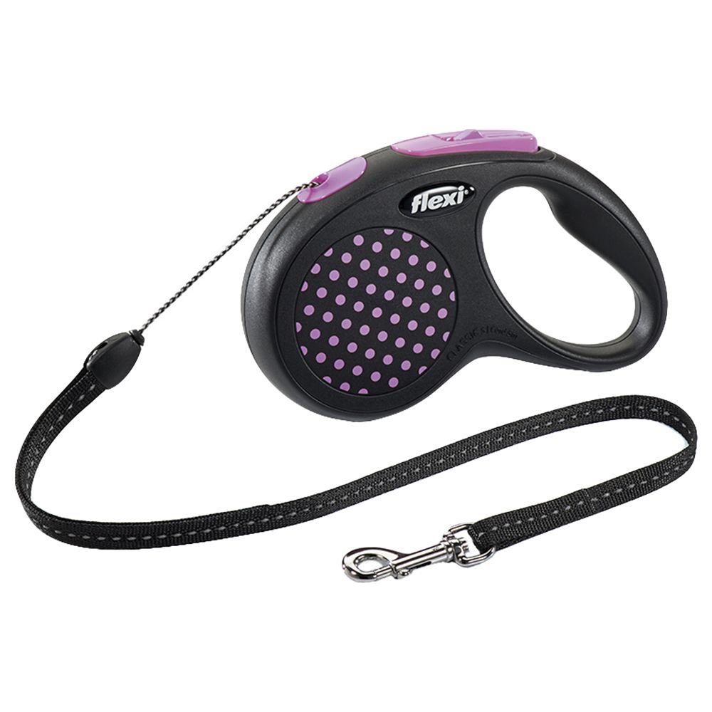 Image of Correa extensible flexi Design con cordón de 5 m - Azul S 04000498025529