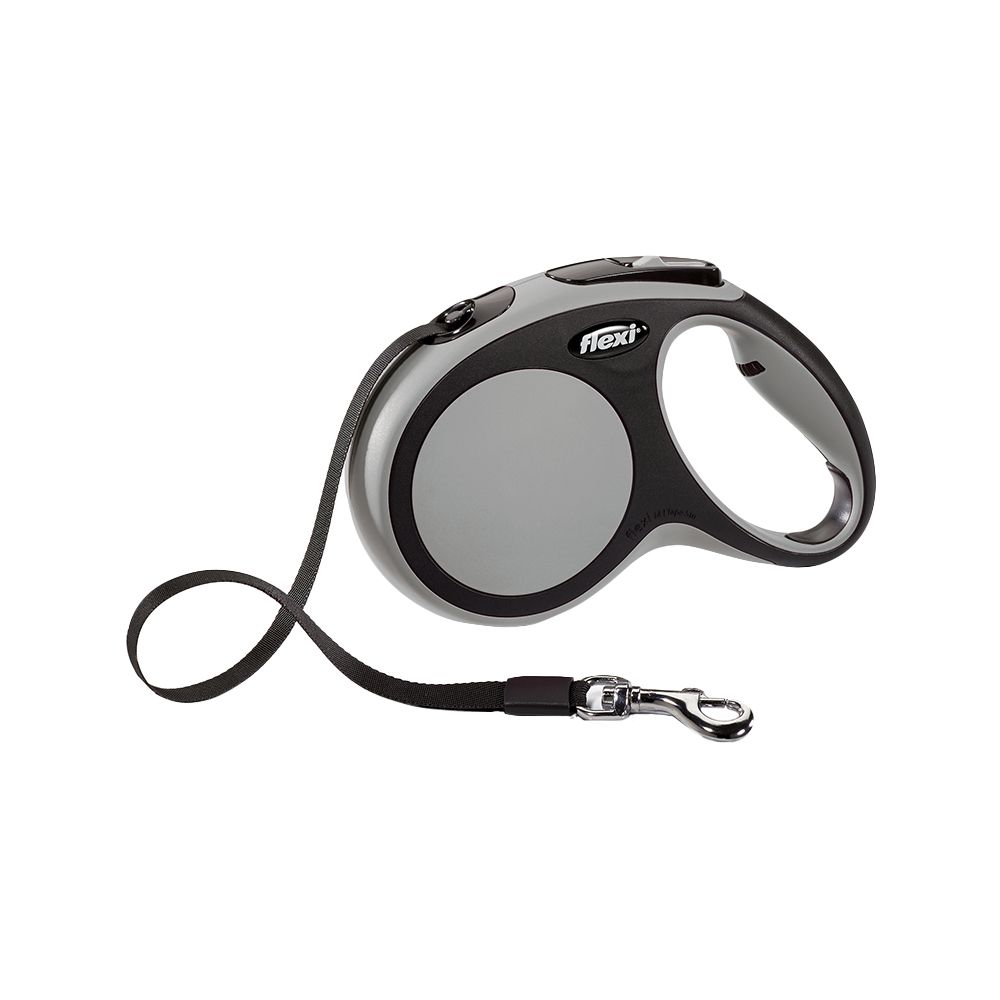 Image of Correa extensible flexi New Comfort con cinta de 5 m - Gris M 04000498028230