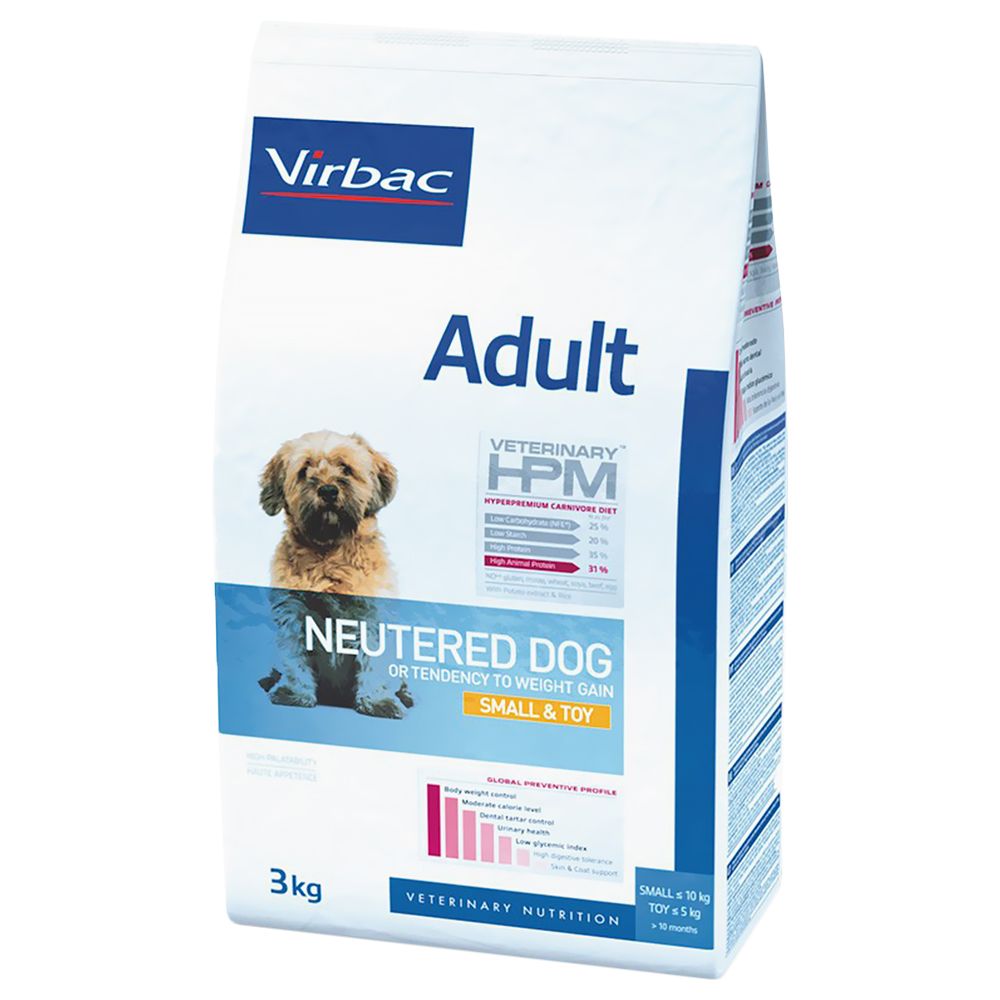 Image of Virbac Veterinary HPM Adult Neutered Small & Toy - 3 kg 03561963600340