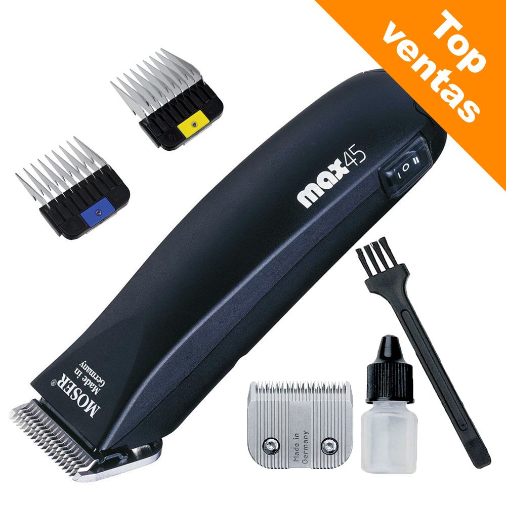 Image of Máquina cortapelo Moser max45 (Type 1245) - Aceite Moser para máquinas cortapelo (200 ml) 04015110001959