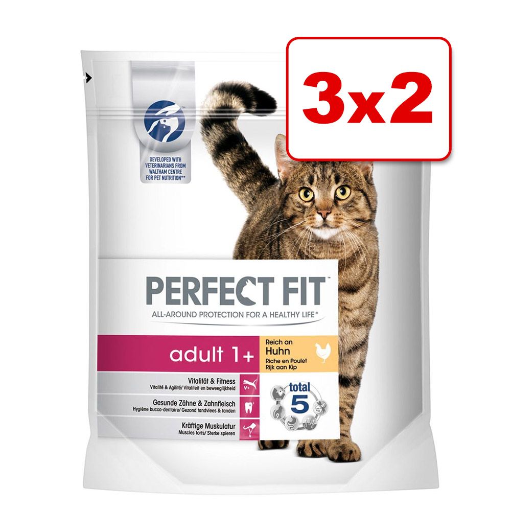 Image of Perfect Fit 3 x 190 g en oferta: 2 + 1 ¡gratis! - Indoor 1+ rico en pollo (3 x 190 g) 04008429089282