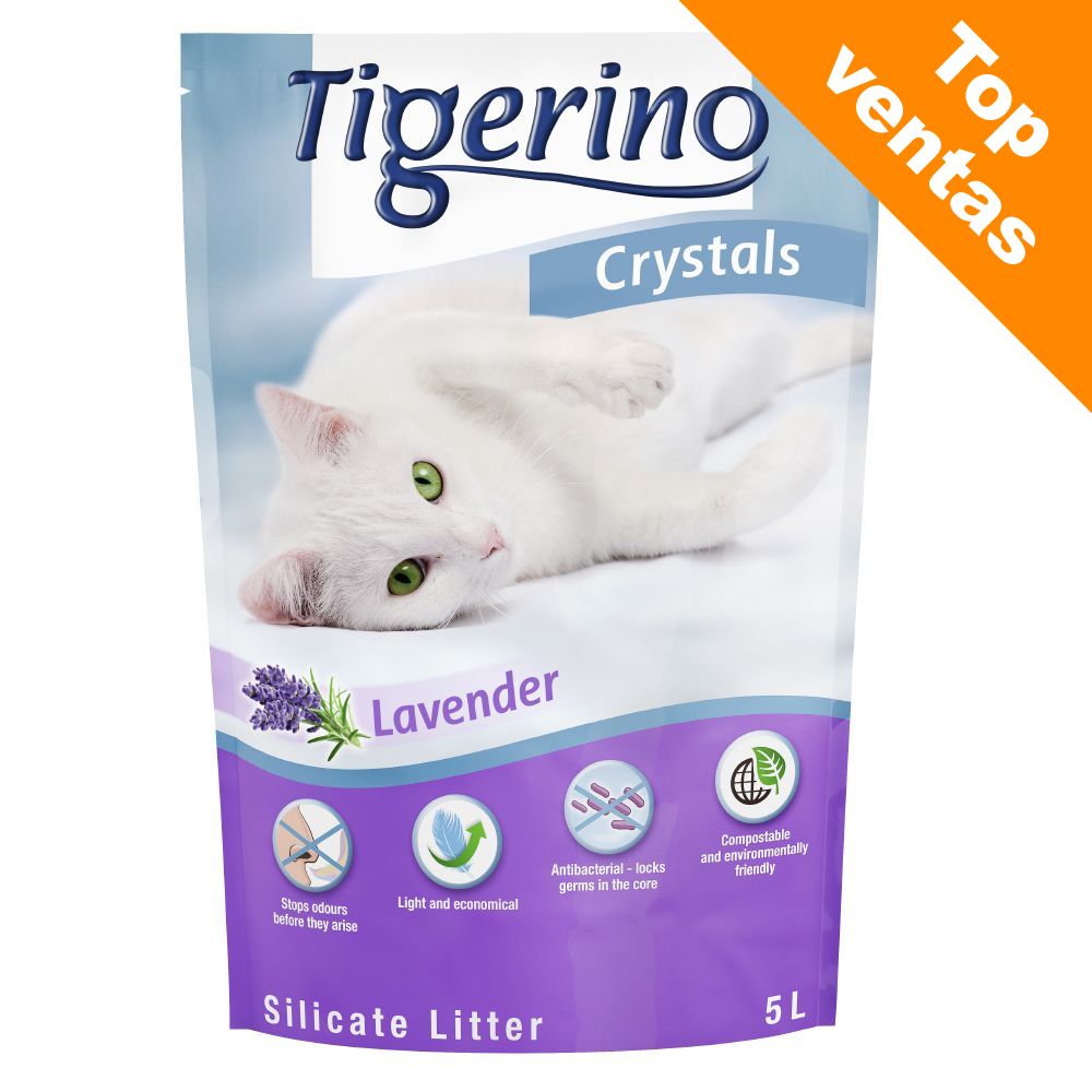 Image of Tigerino Crystals arena absorbente con olor a lavanda - 5 l 04260077047032