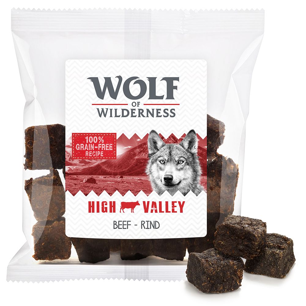 Wolf of Wilderness Snack - Wolfshappen 180 g - High Valley - Rind