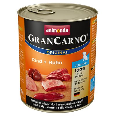 - Animonda GranCarno Original Junior 6 x 800 g Animonda GranCarno Original Junior 6 x 800 g