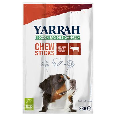 3X33G Bio Honden Kauwsticks Yarrah Hondensnack yarrah kopen in de aanbieding 3X33G Bio Honden Kauwsticks Yarrah Hondensnack yarrah kopen in de aanbieding