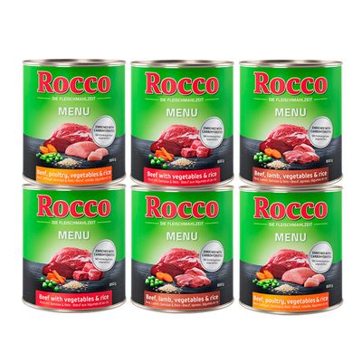 - Rocco gemischte Probierpakete 6 x 800 g Rocco gemischte Probierpakete 6 x 800 g