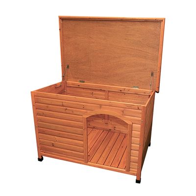 - Trixie Natura Flachdach-Hundehütte Classic Trixie Natura Flachdach-Hundehütte Classic