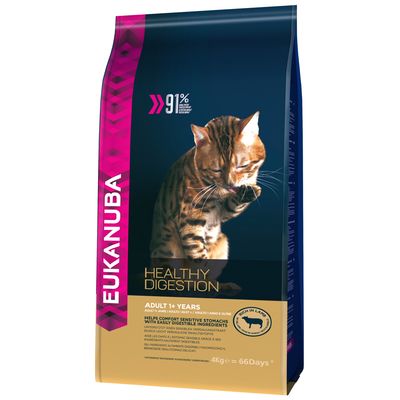 4Kg Healthy Digestion Adult Eukanuba Kattenvoer eukanuba kopen in de aanbieding