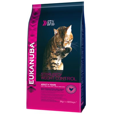 3 Kg Eukanuba Sterilised Weight Control Adult Kattenvoer eukanuba kopen in de aanbieding