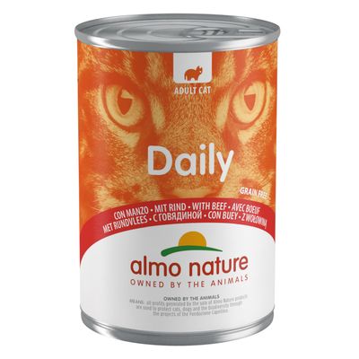 6 X 400 G Almo Nature Daily Menu Kalf Kattenvoer almo nature daily menu kopen in de aanbieding