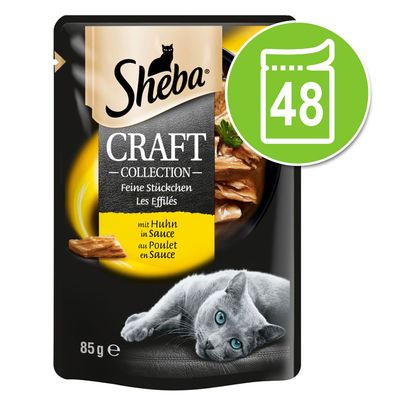 Sheba Kattenvoer Craft Collection Pack 48 X 85 G Kip sheba kopen in de aanbieding