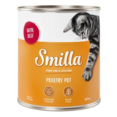 - Multipack Smilla Geflügeltöpfchen 24 x 800 g Multipack Smilla Geflügeltöpfchen 24 x 800 g