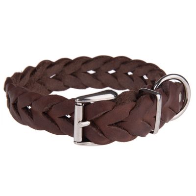 Heim Leren Gevlochten Hondenhalsband Maat 60 45 55 Cm Halsomvang B 25 Mm heim kopen in de aanbieding Heim Leren Gevlochten Hondenhalsband Maat 60 45 55 Cm Halsomvang B 25 Mm heim kopen in de aanbieding