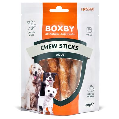 Boxby Chew Sticks Met Kip 80 boxby kopen in de aanbieding Boxby Chew Sticks Met Kip 80 boxby kopen in de aanbieding