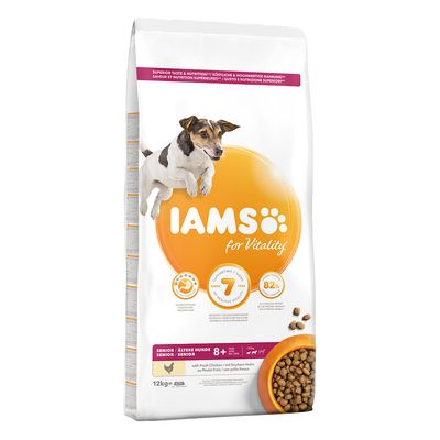 Iams For Vitality Dog Senior Mature Small Medium Kip Hondenvoer 12 Kg iams kopen in de aanbieding Iams For Vitality Dog Senior Mature Small Medium Kip Hondenvoer 12 Kg iams kopen in de aanbieding