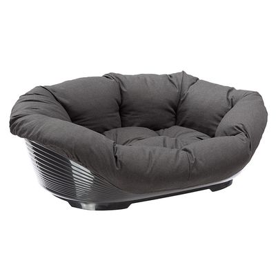 Ferplast Hondenmand Siesta Deluxe Zwart Met Mandkussen Antraciet Set Maat 2 L 49 X B 36 X H 175 ferplast kopen in de aanbieding Ferplast Hondenmand Siesta Deluxe Zwart Met Mandkussen Antraciet Set Maat 2 L 49 X B 36 X H 175 ferplast kopen in de aanbieding