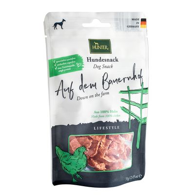 Hunter Hondensnack Lifestyle 70 G Op De Boerderij Kip hunter kopen in de aanbieding