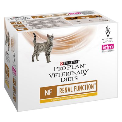 Image of Purina Pro Plan Veterinary Diets Feline NF ST/OX - Renal Function Huhn - 10 x 85 g