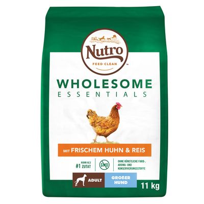- Nutro Wholesome Essentials Adult Großer Hund Huhn & Reis Nutro Wholesome Essentials Adult Großer Hund Huhn & Reis