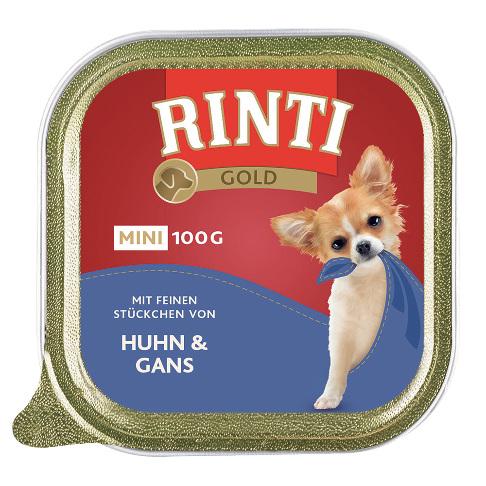 RINTI Gold Mini 6 x 100 g - Pollo & Oca