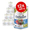 Exclusion Mediterraneo Adult 12 x 400 g - Tonno