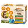 IAMS Naturally Adult Cat Mix di Terra e Mare - 12 x 85 g