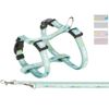 Pettorina ad H con guinzaglio Trixie Junior per cuccioli - 23 - 34 cm circ. torace, 200 cm, lilla chiaro