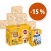 Prezzo speciale! 96 x 100 g Pedigree + 28 Dentastix per cani di tg. grande - In Gelatina: Manzo + Pollo + Agnello + Pollame