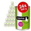 Cosma Original & Cosma Thai 24 x 400 g - Mix Thai: Pollo & Tonno + Pollo & Fegato + Tonno & Polpa di granchio